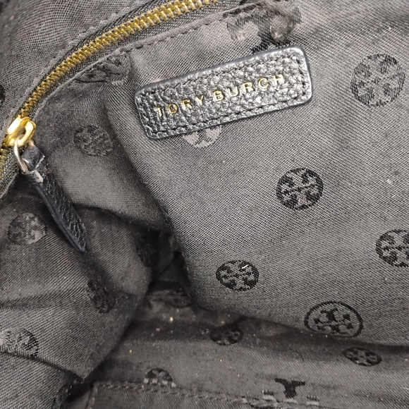 Tory Burch Crossbody - Black Pebbled Leather - Picture 10 of 15